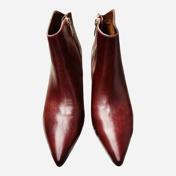 Naturalizer 27 Edit Women's Felix Booties Leather Cappuccino Size 9.5 New - Picture 3 of 10